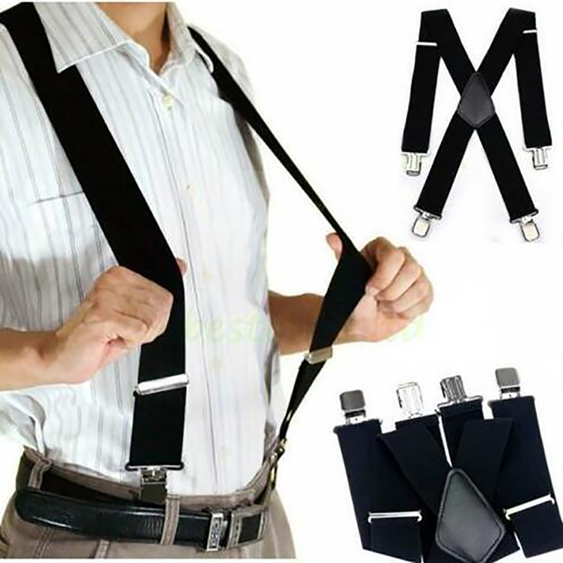 Suspenders Clip Men - Szerokie szelki męskie o szerokości 35