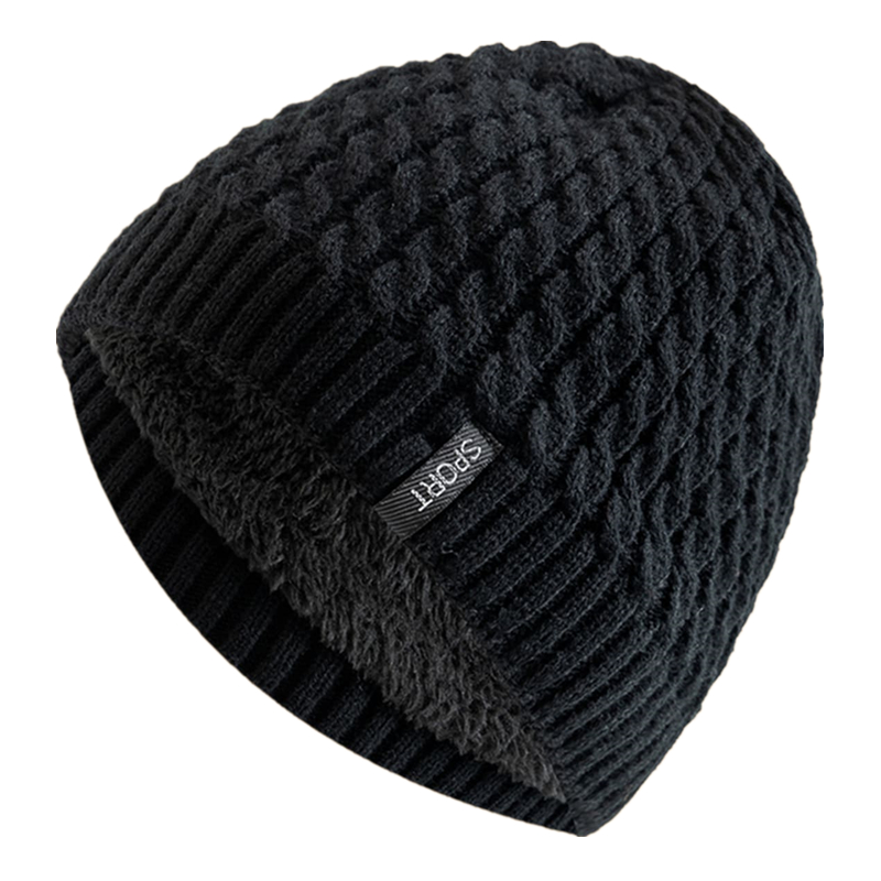 Men'S Fashion Labels - Unisex Sports Label Knitted Hat Modne