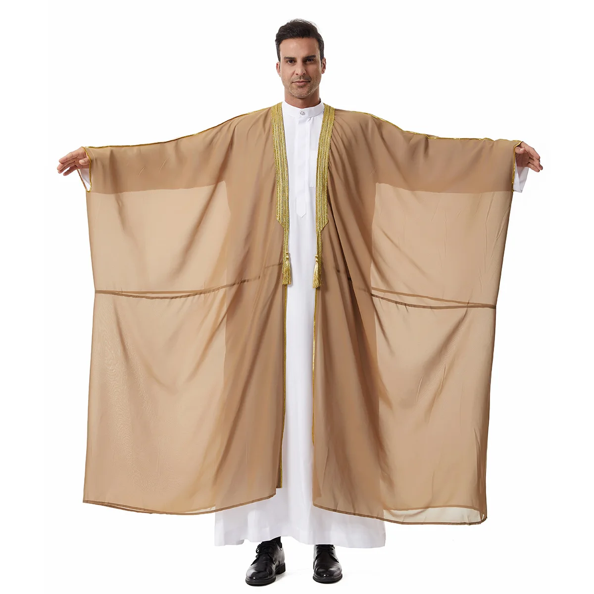 Dubai Men'S Fashion - Dubaj Arabia Saudyjska Abaja Otwarta Kimono