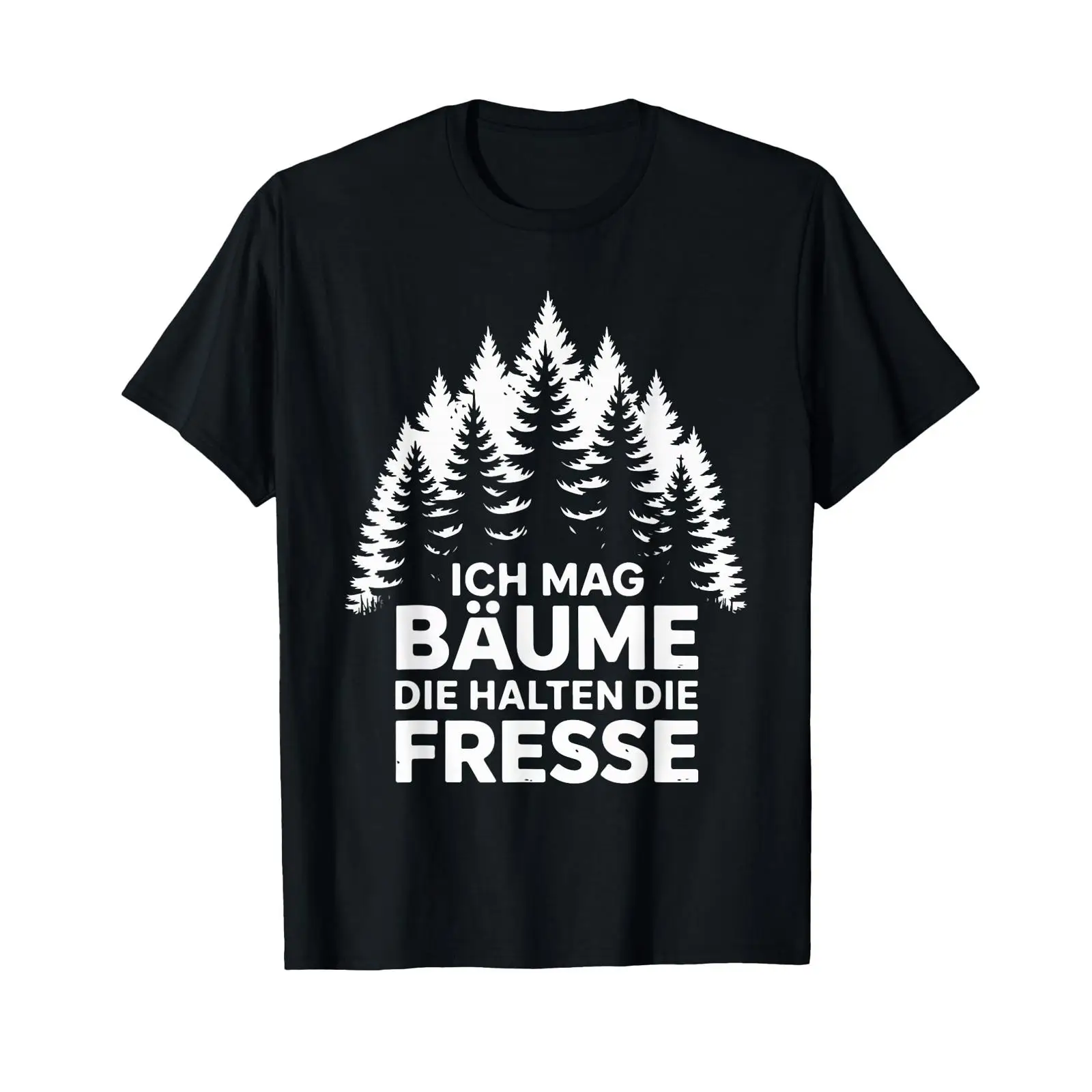 Men'S Fashion Mag - Koszulka Ich Mag Bäume Die Halten