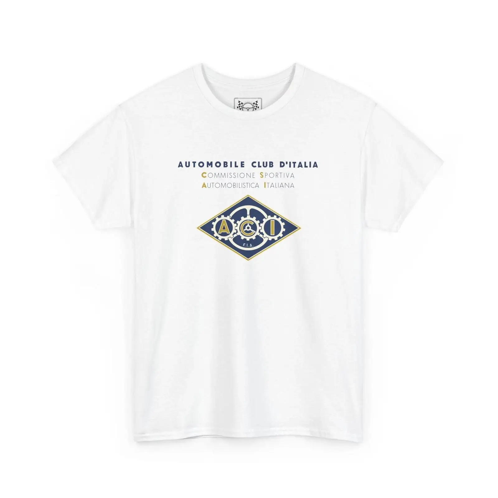 Men'S Fashion History - Koszulka Vintage Auto Club Włoski Klub