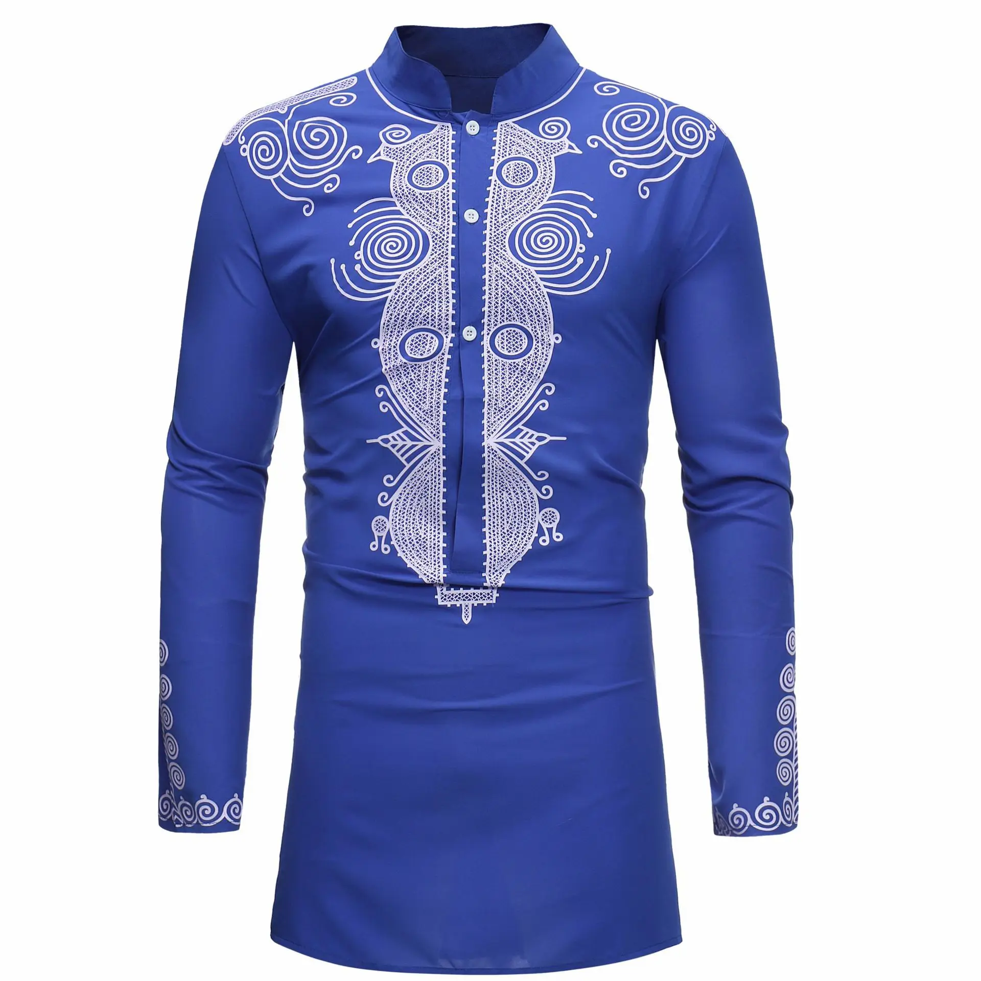 Men'S Fashion Kurta - Koszula muzułmańska ze stójką Odzież męska