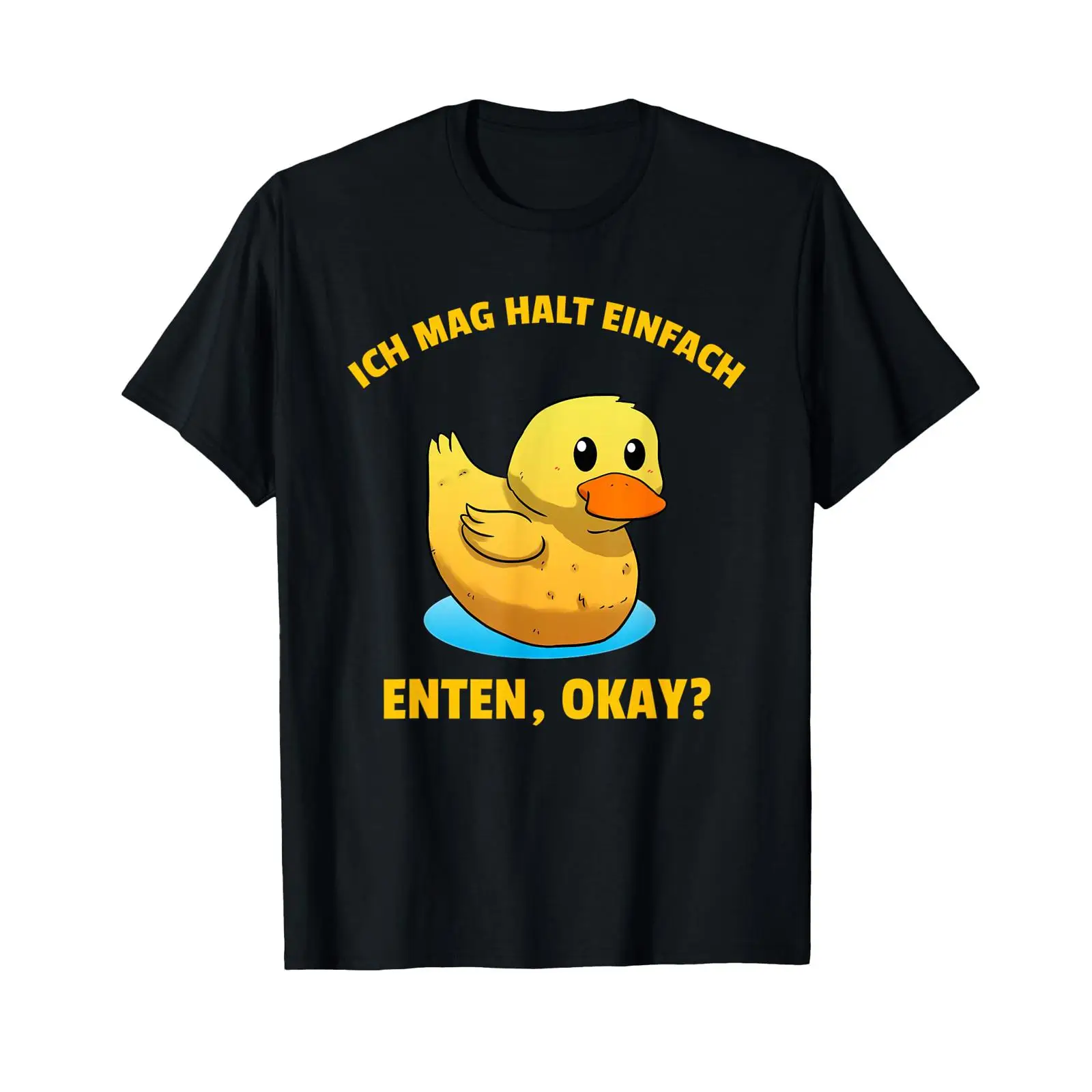 Men'S Fashion Mag - Koszulka Ich Mag Halt Einfach Duck