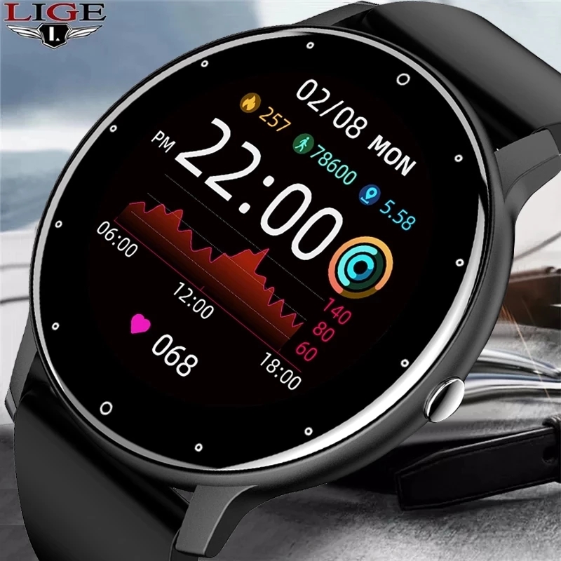 Men'S Fashion Week 2026 - LIGE 2026 Nowy Smartwatch Męski z