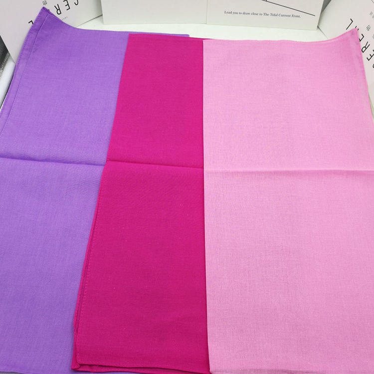 Men'S Fashion Head Scarf - Bawełna Pure color Turban Hip-hop Unisex