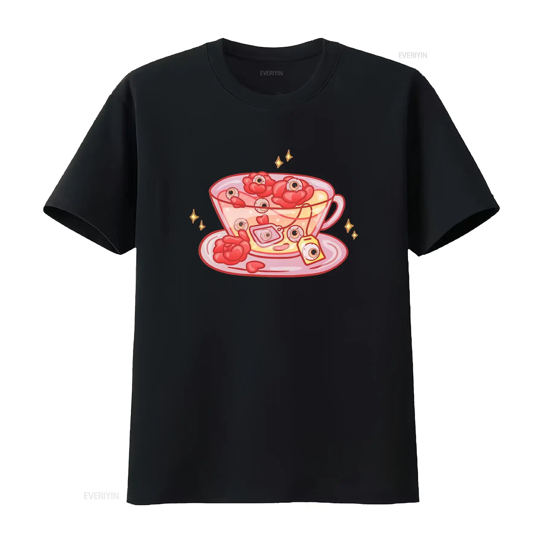 Men'S Fashion Aesthetics - Koszulka Weirdcore Aesthetic Eyes Tea Eyeballs