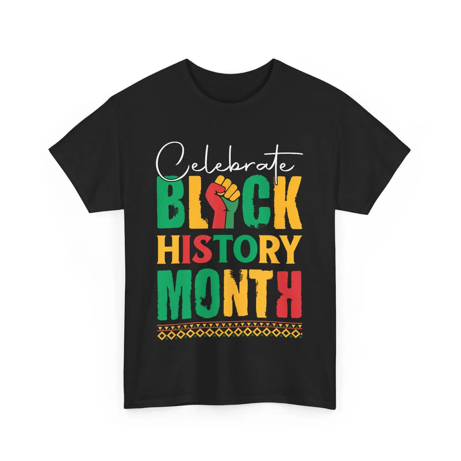 Men'S Fashion History - Koszulka z okazji Miesiąca Historii Czernych