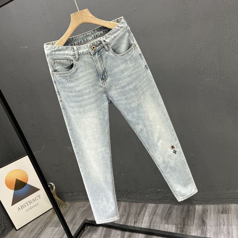 Skinny Jeans Ripped - Nowa stylowa męska moda dżinsy spodnie