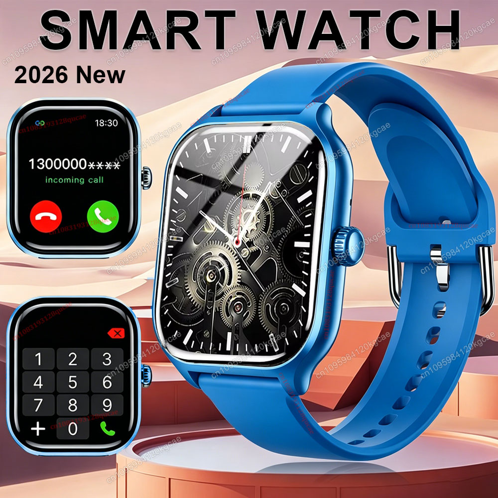 Men'S Fashion Week 2026 - Smartwatch z ekranem dotykowym, muzyką, licznikiem
