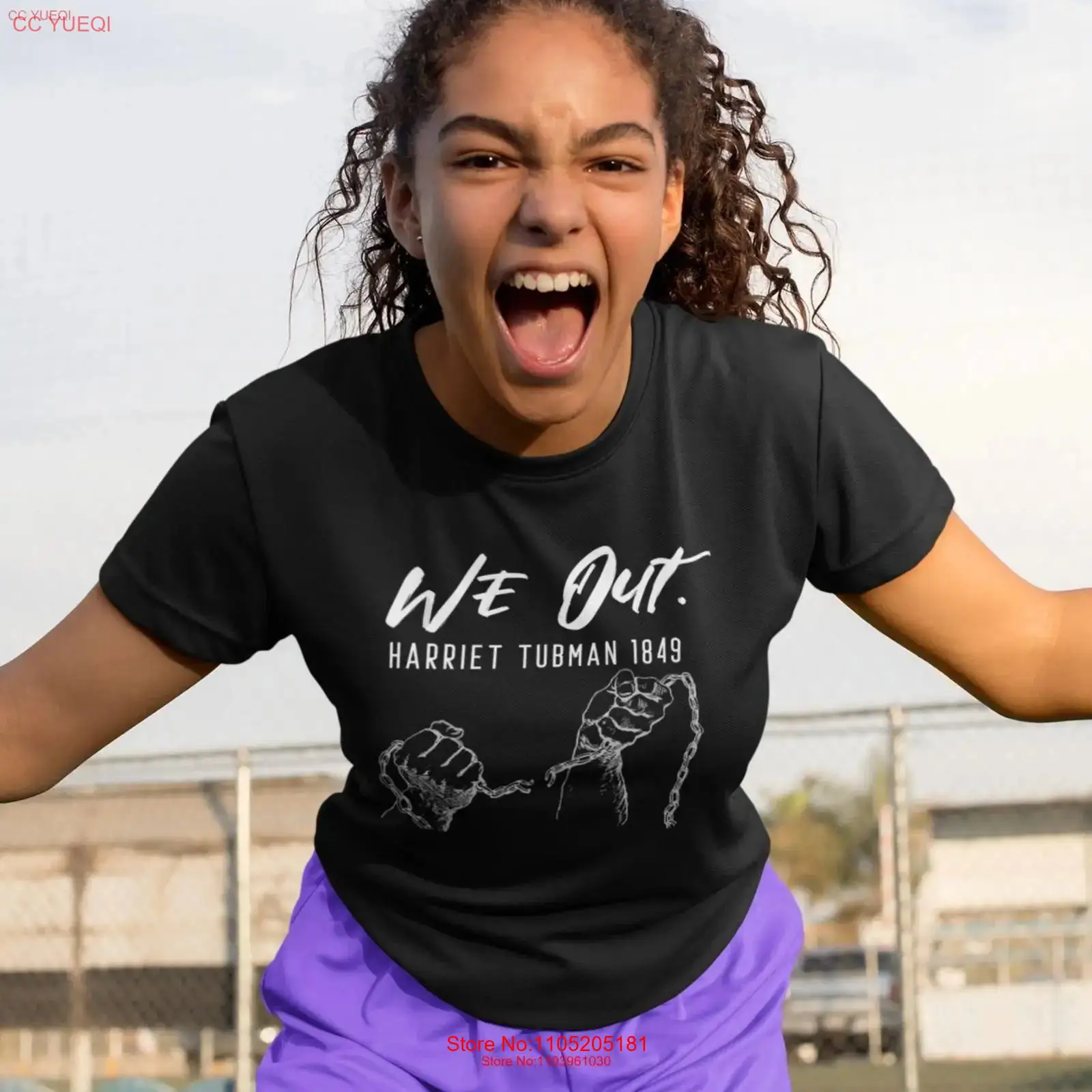 Men'S Fashion History - Koszulka We Out Harriet Tubman with