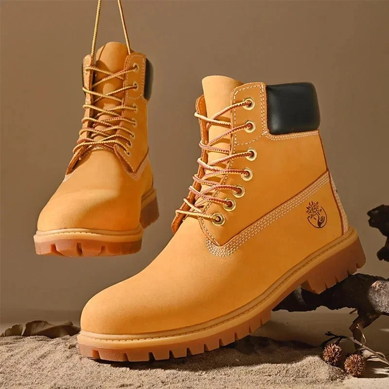 Mens Fashion Chinos - Buty męskie wysokie, wysokiej jakości skórzane