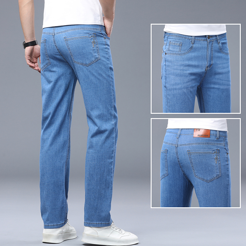 Cienkie dżinsy męskie z jedwab – Skinny Jeans Ripped recenzja i cena