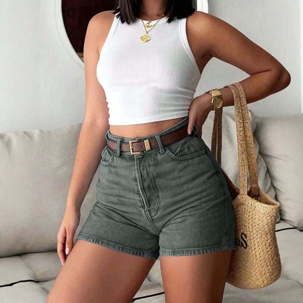Damskie letnie szorty jeansowe – Skinny Jeans Ripped recenzja i cena