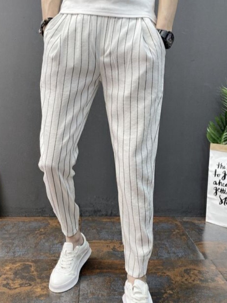 Męskie spodnie slim fit w pask – Men'S Fashion Aesthetics recenzja i cena