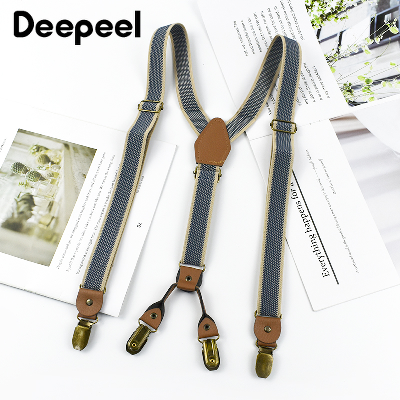 1Pc Deepeel 2/2.5*120cm Retro  – Suspenders Clip Men recenzja i cena