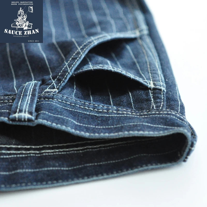 Spodnie jeansowe w paski Sauce – Skinny Jeans Ripped recenzja i cena