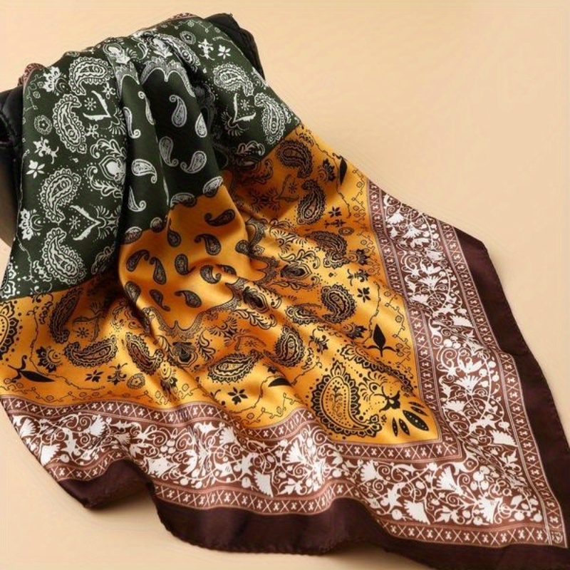 Kwadratowa chusta z wzorem pai – Men'S Fashion Head Scarf recenzja i cena