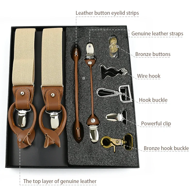 Deepeel 1 zestaw 3.5*125cm biz – Suspenders Clip Men recenzja i cena