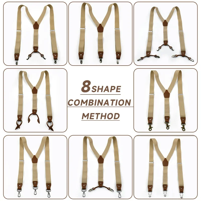 Deepeel 1 zestaw 3.5*125cm biz – Suspenders Clip Men recenzja i cena