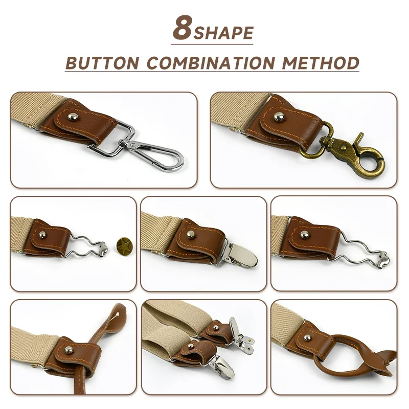 Deepeel 1 zestaw 3.5*125cm biz – Suspenders Clip Men recenzja i cena