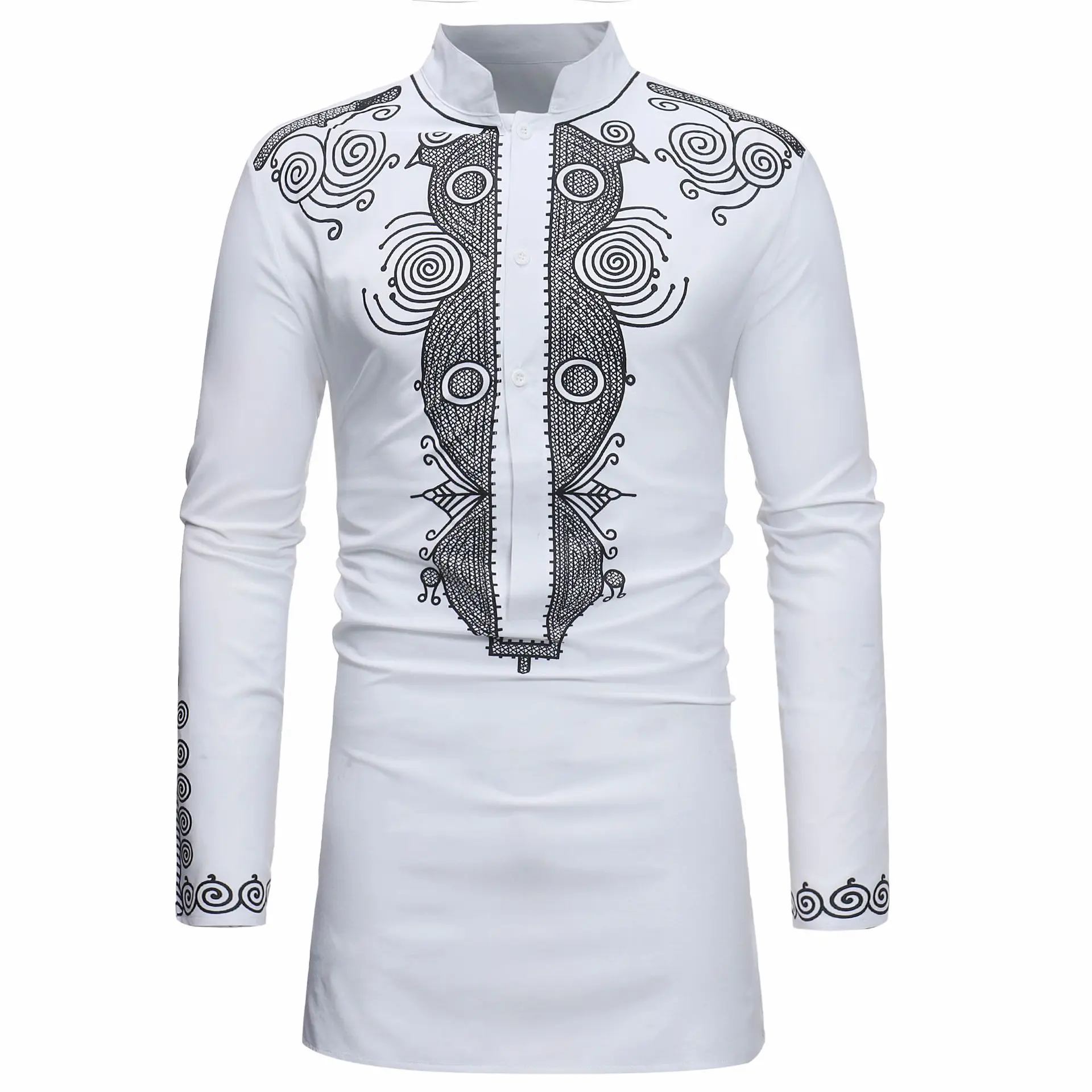 Koszula muzułmańska ze stójką  – Men'S Fashion Kurta recenzja i cena