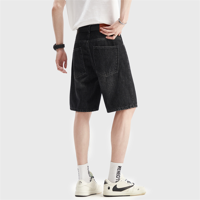Letnie Cienkie Czarne Szorty J – Jeans Pants Fashion Men recenzja i cena