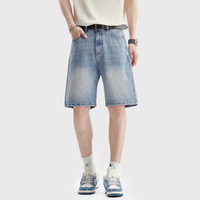 Letnie Cienkie Czarne Szorty J – Jeans Pants Fashion Men recenzja i cena