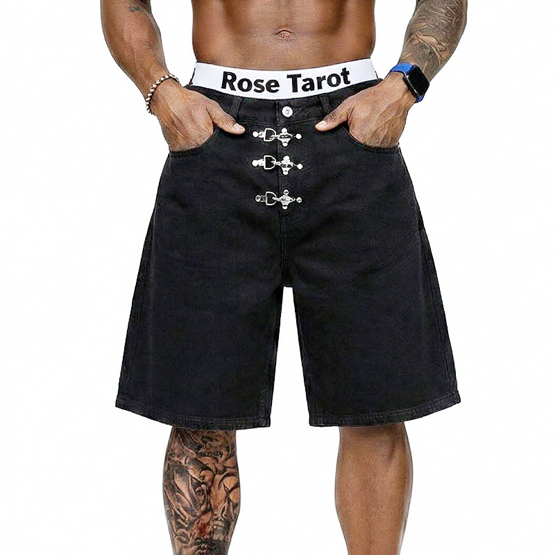 Krótkie, luźne jeansy męskie z – Jeans Pants Fashion Men recenzja i cena