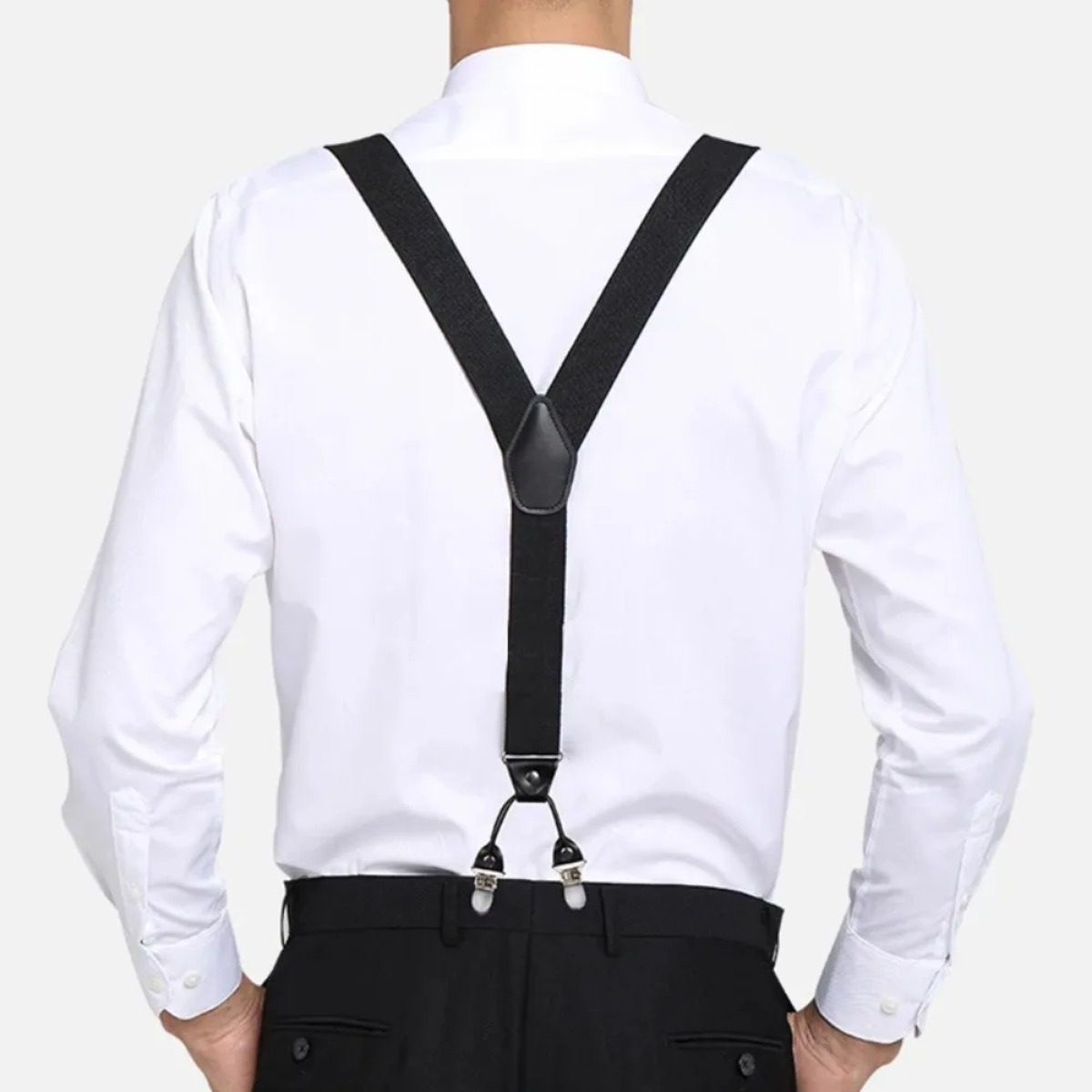 Modne szelki męskie, wytrzymał – Suspenders Clip Men recenzja i cena