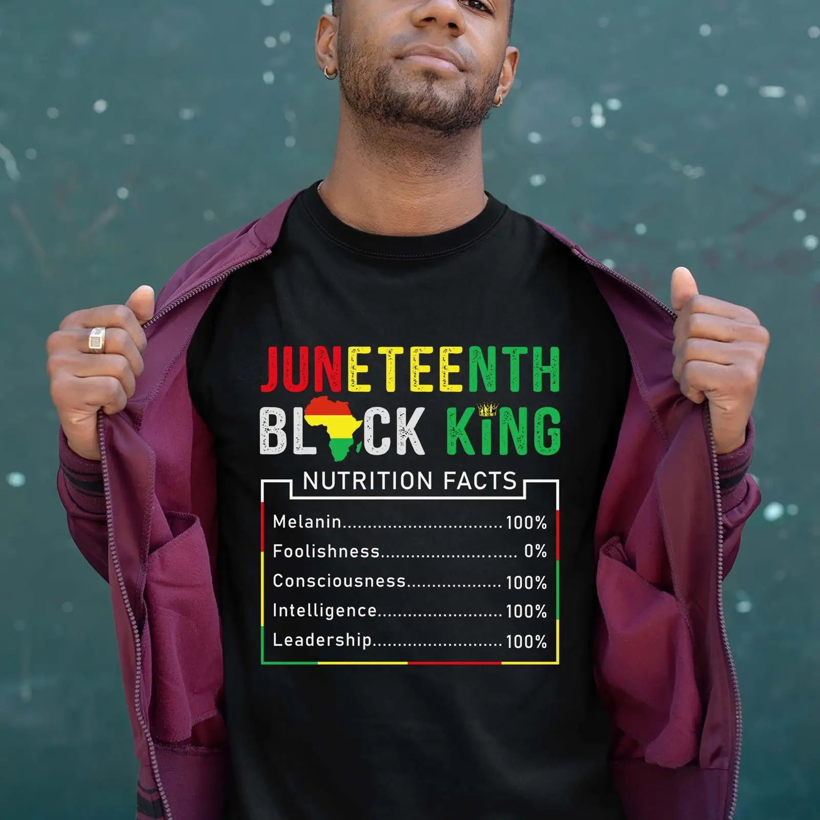 Koszulka Juneteenth Black King – Men'S Fashion History recenzja i cena