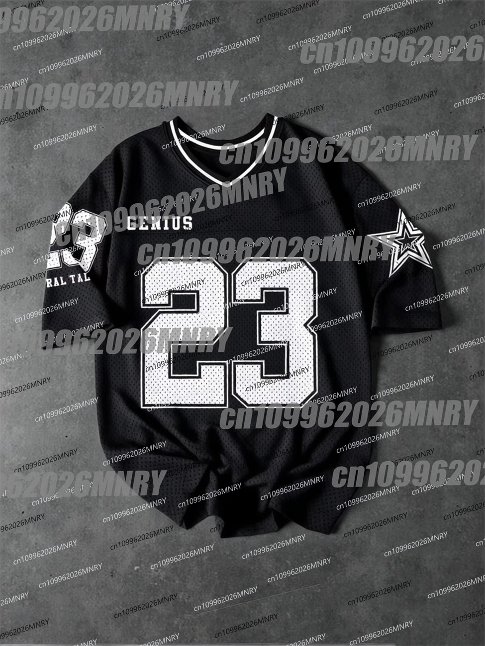 Letnia siateczkowa koszulka z  – Men'S Fashion V Neck T Shirts recenzja i cena