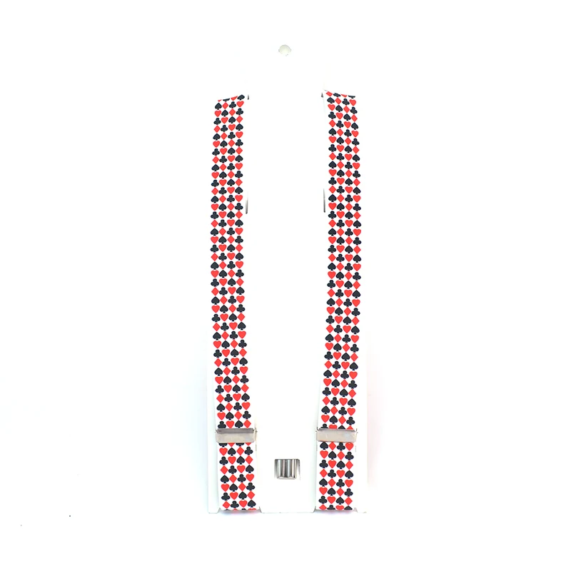 Szelki unisex z motywem kart d – Suspenders Clip Men recenzja i cena