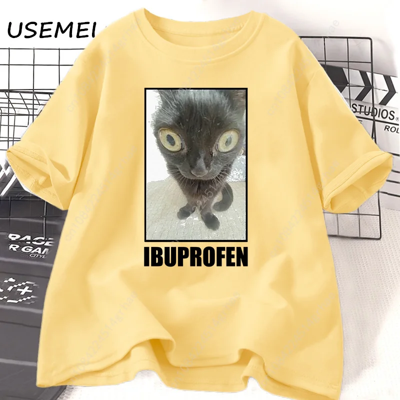 Zabawne koszulki z grafiką kot – Men'S Fashion V Neck T Shirts recenzja i cena