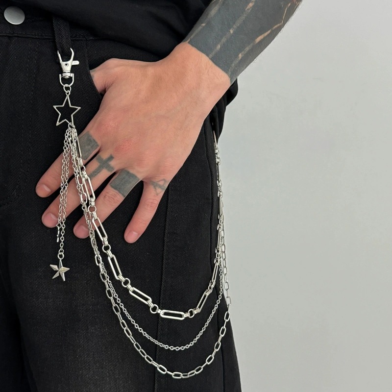 Męski Damski Łańcuch na Pas Hi – Jeans Pants Fashion Men recenzja i cena