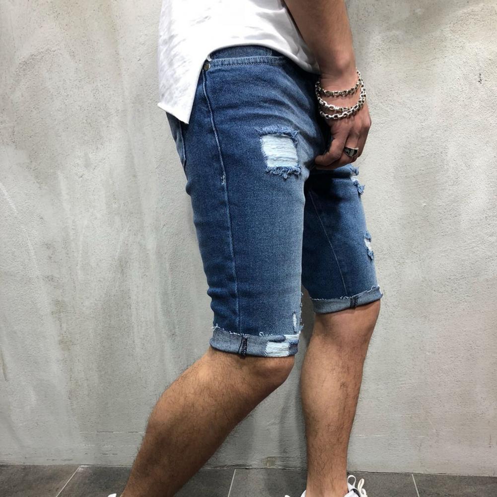 Męskie szorty dżinsowe Denim o – Skinny Jeans Ripped recenzja i cena