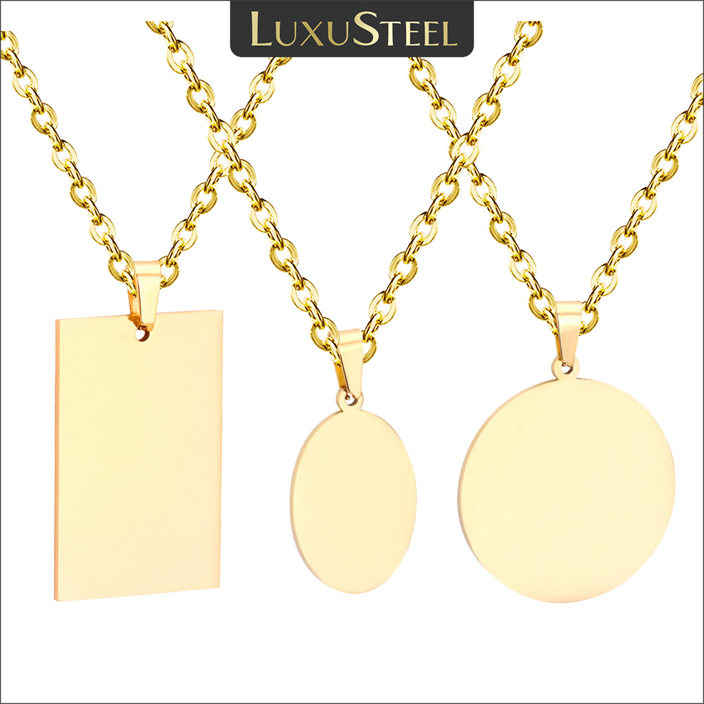 LUXUSTEEL prosty wisiorek z me – Mens Fashion Discord recenzja i cena