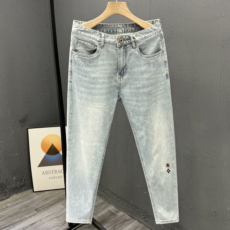 Nowa stylowa męska moda dżinsy – Skinny Jeans Ripped recenzja i cena