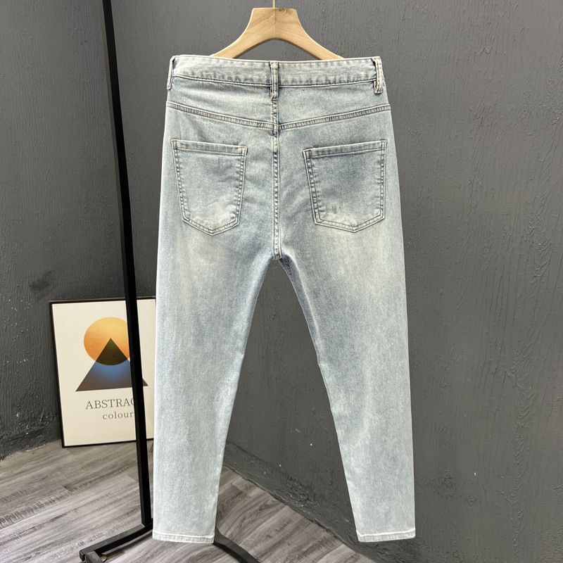 Nowa stylowa męska moda dżinsy – Skinny Jeans Ripped recenzja i cena