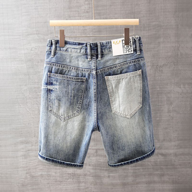 Męskie krótkie spodnie jeansow – Jeans Pants Fashion Men recenzja i cena