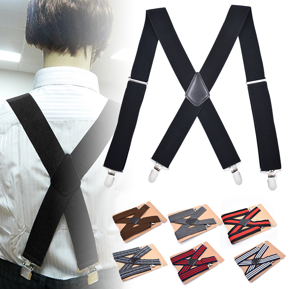 5cm szelki męskie wysokie elas – Suspenders Clip Men recenzja i cena