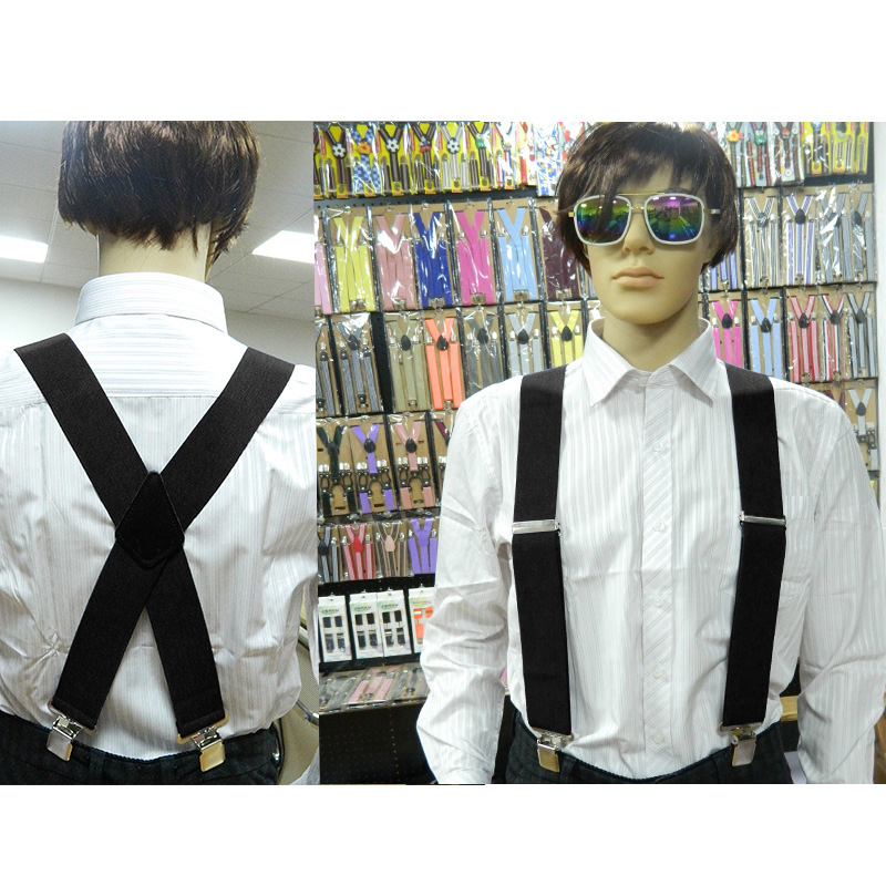 5cm szelki męskie wysokie elas – Suspenders Clip Men recenzja i cena