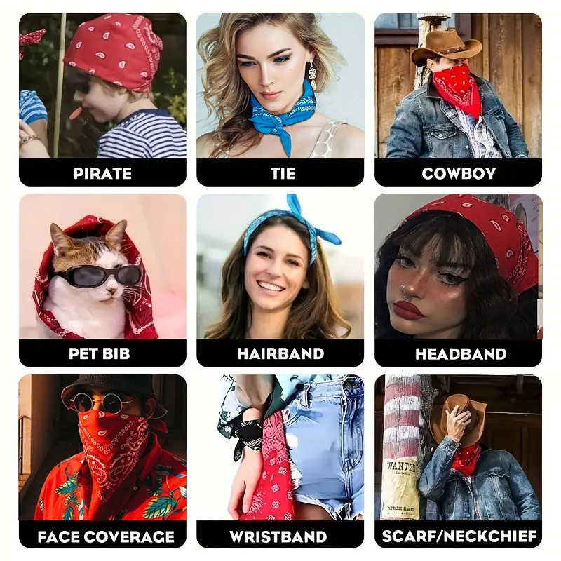 Unisexowa bandana męska damska – Men'S Fashion Head Scarf recenzja i cena