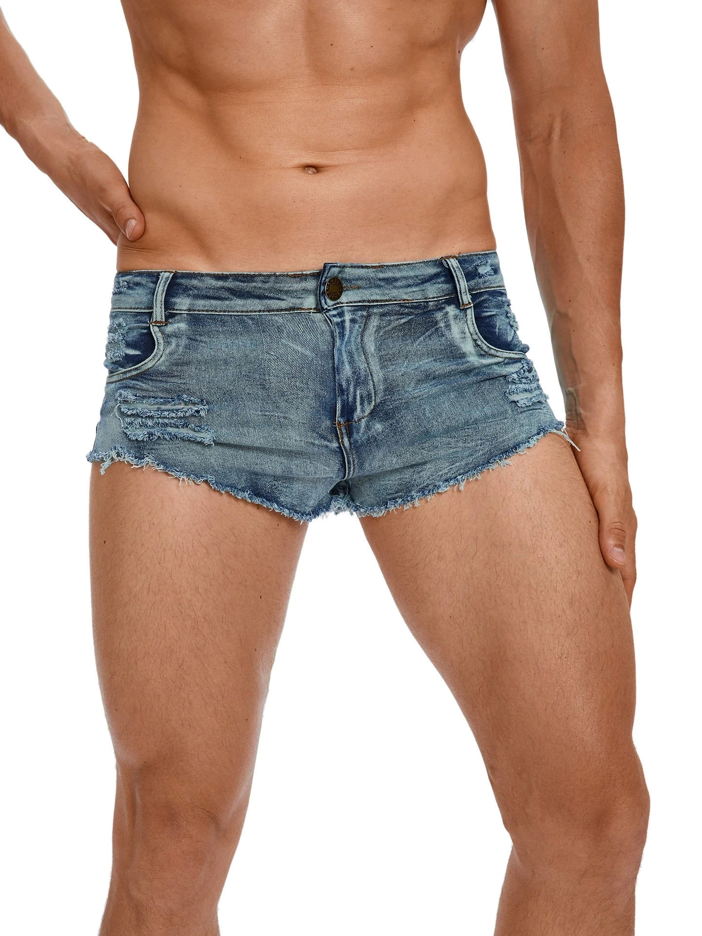 Męskie szorty jeansowe z niski – Jeans Pants Fashion Men recenzja i cena