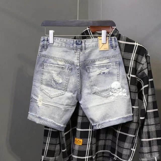 Letnie męskie noszone koraliko – Jeans Pants Fashion Men recenzja i cena