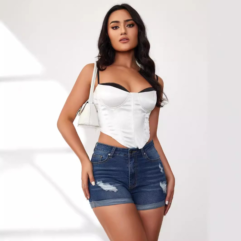Damskie jeansy z wysokim stane – Skinny Jeans Ripped recenzja i cena